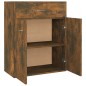 vidaXL Aparador madera contrachapada color roble ahumado 60x30x75 cm vidaXL Aparador madera contrachapada color roble ahumado 60x30x75 cm
