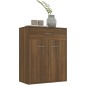 vidaXL Aparador de madera contrachapada marrón roble 60x30x75 cm vidaXL Aparador de madera contrachapada marrón roble 60x30x75 cm