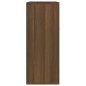 vidaXL Aparador de madera contrachapada marrón roble 60x30x75 cm vidaXL Aparador de madera contrachapada marrón roble 60x30x75 cm