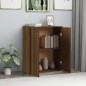 vidaXL Aparador de madera contrachapada marrón roble 60x30x75 cm vidaXL Aparador de madera contrachapada marrón roble 60x30x75 cm