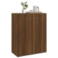 vidaXL Aparador de madera contrachapada marrón roble 60x30x75 cm vidaXL Aparador de madera contrachapada marrón roble 60x30x75 cm