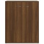 vidaXL Aparador de madera contrachapada marrón roble 60x30x75 cm vidaXL Aparador de madera contrachapada marrón roble 60x30x75 cm