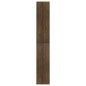 vidaXL Estantería 5 baldas contrachapada roble marrón 80x30x189 cm vidaXL Estantería 5 baldas contrachapada roble marrón 80x30x189 cm