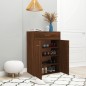 vidaXL Mueble zapatero contrachapada color marrón roble 60x35x84 cm vidaXL Mueble zapatero contrachapada color marrón roble 60x35x84 cm