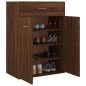 vidaXL Mueble zapatero contrachapada color marrón roble 60x35x84 cm vidaXL Mueble zapatero contrachapada color marrón roble 60x35x84 cm