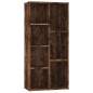 vidaXL Estantería color roble ahumado 50x25x106 cm vidaXL Estantería color roble ahumado 50x25x106 cm