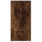 vidaXL Estantería color roble ahumado 50x25x106 cm vidaXL Estantería color roble ahumado 50x25x106 cm