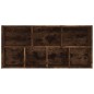 vidaXL Estantería color roble ahumado 50x25x106 cm vidaXL Estantería color roble ahumado 50x25x106 cm
