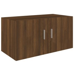 vidaXL Armario de pared madera contrachapada roble marrón 80x39x40 cm