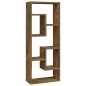 vidaXL Estantería de pared contrachapada roble ahumado 36x16x90 cm vidaXL Estantería de pared contrachapada roble ahumado 36x16x90 cm