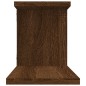 vidaXL Estante de pared para TV contrachapado roble marrón 125x18x23cm