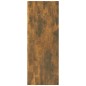 vidaXL Mesa consola madera contrachapada roble ahumado 78x30x80 cm vidaXL Mesa consola madera contrachapada roble ahumado 78x30x80 cm
