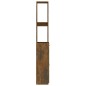 vidaXL Armario baño madera contrachapada roble ahumado 25x26,5x170 cm
