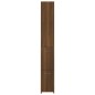 vidaXL Armario de baño madera contrachapada marrón roble 25x26,5x170cm vidaXL Armario de baño madera contrachapada marrón roble 25x26,5x170cm