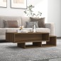 vidaXL Mesa de centro madera contrachapada roble marrón 105x55x32 cm vidaXL Mesa de centro madera contrachapada roble marrón 105x55x32 cm