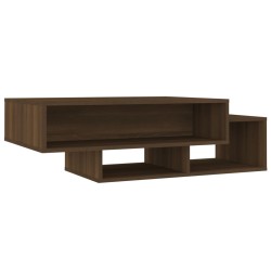 vidaXL Mesa de centro madera contrachapada roble marrón 105x55x32 cm