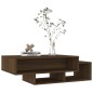vidaXL Mesa de centro madera contrachapada roble marrón 105x55x32 cm vidaXL Mesa de centro madera contrachapada roble marrón 105x55x32 cm