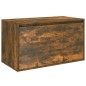 vidaXL Banco pasillo madera contrachapada roble ahumado 80x40x45 cm vidaXL Banco pasillo madera contrachapada roble ahumado 80x40x45 cm