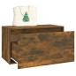 vidaXL Banco pasillo madera contrachapada roble ahumado 80x40x45 cm vidaXL Banco pasillo madera contrachapada roble ahumado 80x40x45 cm