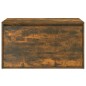 vidaXL Banco pasillo madera contrachapada roble ahumado 80x40x45 cm vidaXL Banco pasillo madera contrachapada roble ahumado 80x40x45 cm
