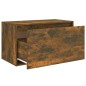 vidaXL Banco pasillo madera contrachapada roble ahumado 80x40x45 cm vidaXL Banco pasillo madera contrachapada roble ahumado 80x40x45 cm