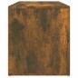vidaXL Banco pasillo madera contrachapada roble ahumado 80x40x45 cm vidaXL Banco pasillo madera contrachapada roble ahumado 80x40x45 cm