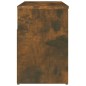 vidaXL Banco zapatero madera contrachapada roble ahumado 80x30x45 cm vidaXL Banco zapatero madera contrachapada roble ahumado 80x30x45 cm