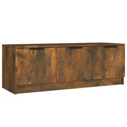 vidaXL Mueble de TV madera contrachapada roble ahumado 102x35x36,5 cm