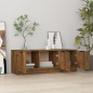vidaXL Mueble de TV madera contrachapada roble ahumado 102x35x36,5 cm