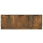 vidaXL Mueble de TV madera contrachapada roble ahumado 102x35x36,5 cm