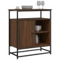 vidaXL Aparador de madera de ingeniería roble marrón 100x35x80 cm vidaXL Aparador de madera de ingeniería roble marrón 100x35x80 cm