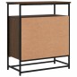 vidaXL Aparador de madera de ingeniería roble marrón 100x35x80 cm vidaXL Aparador de madera de ingeniería roble marrón 100x35x80 cm
