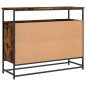 vidaXL Aparador de madera de ingeniería roble ahumado 100x35x80 cm vidaXL Aparador de madera de ingeniería roble ahumado 100x35x80 cm