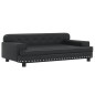 vidaXL Sofá para niños de cuero sintético negro 90x53x30 cm vidaXL Sofá para niños de cuero sintético negro 90x53x30 cm