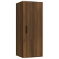 vidaXL Armario de pared madera contrachapada marrón roble 34,5x34x90cm vidaXL Armario de pared madera contrachapada marrón roble 34,5x34x90cm