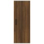 vidaXL Armario de pared madera contrachapada marrón roble 34,5x34x90cm vidaXL Armario de pared madera contrachapada marrón roble 34,5x34x90cm