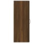 vidaXL Armario de pared madera contrachapada marrón roble 34,5x34x90cm vidaXL Armario de pared madera contrachapada marrón roble 34,5x34x90cm