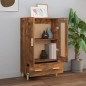 vidaXL Aparador de madera contrachapada roble ahumado 70x31x115 cm vidaXL Aparador de madera contrachapada roble ahumado 70x31x115 cm