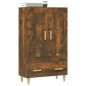 vidaXL Aparador de madera contrachapada roble ahumado 70x31x115 cm vidaXL Aparador de madera contrachapada roble ahumado 70x31x115 cm
