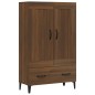 vidaXL Aparador alto de madera contrachapada marrón roble 70x31x115 cm vidaXL Aparador alto de madera contrachapada marrón roble 70x31x115 cm