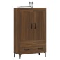 vidaXL Aparador alto de madera contrachapada marrón roble 70x31x115 cm vidaXL Aparador alto de madera contrachapada marrón roble 70x31x115 cm