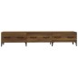 vidaXL Mueble de TV madera contrachapada roble ahumado 150x34,5x30 cm vidaXL Mueble de TV madera contrachapada roble ahumado 150x34,5x30 cm