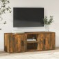 vidaXL Mueble de TV madera contrachapada roble ahumado 100x31,5x35 cm vidaXL Mueble de TV madera contrachapada roble ahumado 100x31,5x35 cm
