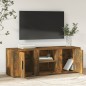vidaXL Mueble de TV madera contrachapada roble ahumado 100x31,5x35 cm vidaXL Mueble de TV madera contrachapada roble ahumado 100x31,5x35 cm