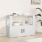 vidaXL Aparador de madera contrachapada blanco 80x30x60 cm vidaXL Aparador de madera contrachapada blanco 80x30x60 cm