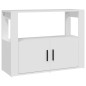 vidaXL Aparador de madera contrachapada blanco 80x30x60 cm vidaXL Aparador de madera contrachapada blanco 80x30x60 cm