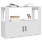 vidaXL Aparador de madera contrachapada blanco 80x30x60 cm vidaXL Aparador de madera contrachapada blanco 80x30x60 cm