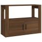 vidaXL Aparador de madera contrachapada marrón roble 80x30x60 cm vidaXL Aparador de madera contrachapada marrón roble 80x30x60 cm