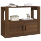 vidaXL Aparador de madera contrachapada marrón roble 80x30x60 cm vidaXL Aparador de madera contrachapada marrón roble 80x30x60 cm