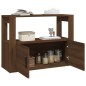 vidaXL Aparador de madera contrachapada marrón roble 80x30x60 cm vidaXL Aparador de madera contrachapada marrón roble 80x30x60 cm